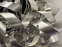 Lot 1 - grote aluminium hanglamp - afbeelding 3 van  4