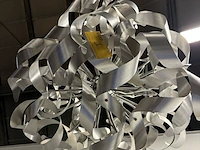 Lot 1 - grote aluminium hanglamp - afbeelding 4 van  4