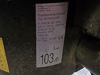 Lot 1 - hakselaar parkside 2400 w - afbeelding 3 van  3