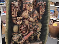 Lot 1 - kunstobject hindoeîstische god krishna - afbeelding 1 van  6