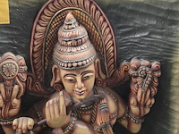 Lot 1 - kunstobject hindoeîstische god krishna - afbeelding 2 van  6