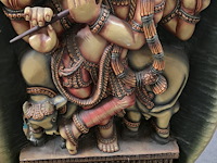 Lot 1 - kunstobject hindoeîstische god krishna - afbeelding 3 van  6