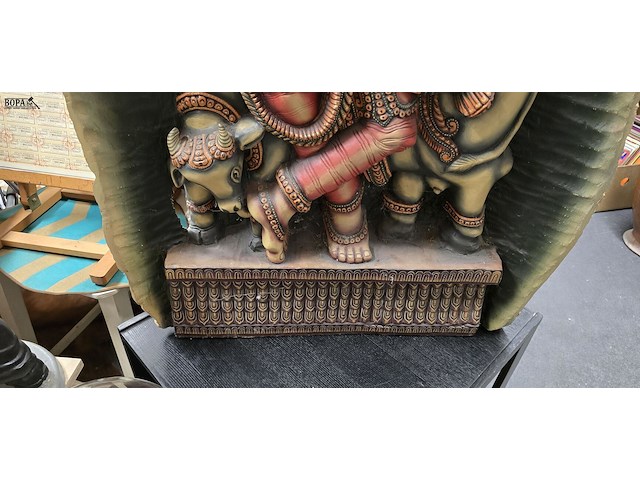 Lot 1 - kunstobject hindoeîstische god krishna - afbeelding 4 van  6