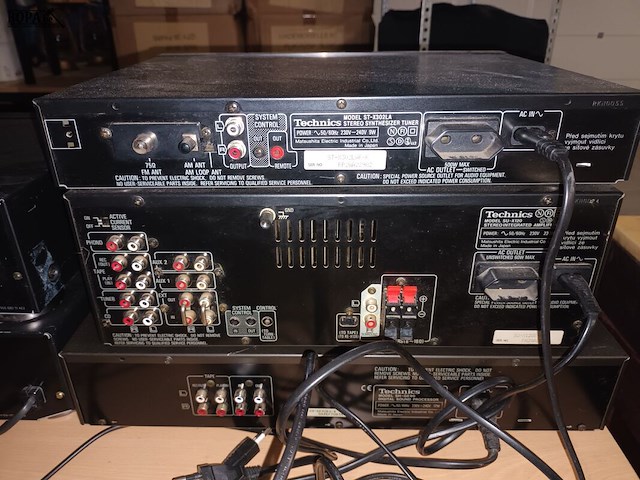 Lot 1 - muziekinstallatie technics - afbeelding 4 van  4