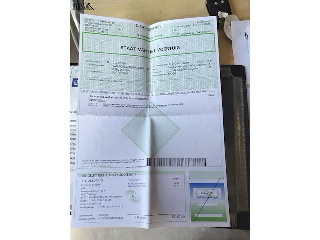 Lot 1 - opel astra (2014-chass.w0lpc6ew7eg009894) - afbeelding 9 van  30