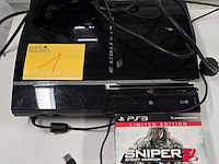 Lot 1 - playstation 3 console + controller + 5 spellen - afbeelding 3 van  10