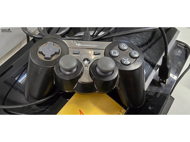 Lot 1 - playstation 3 console + controller + 5 spellen - afbeelding 6 van  10