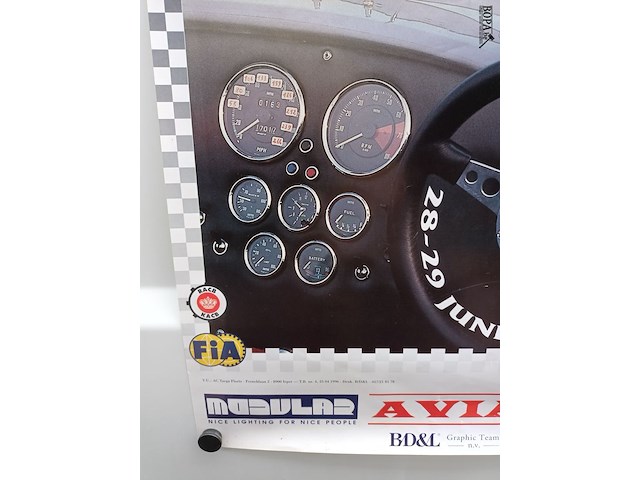 Lot 1 - poster rally ieper historic ‘96 - afbeelding 3 van  5
