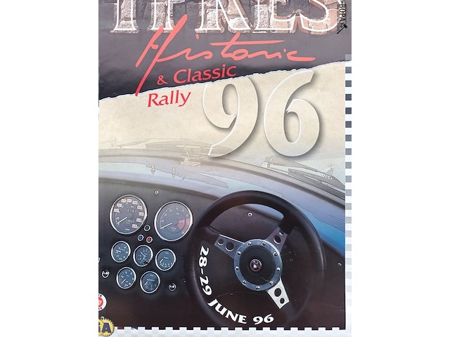 Lot 1 - poster rally ieper historic ‘96 - afbeelding 5 van  5