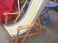 Lot 1 - retro strandstoel - afbeelding 1 van  3
