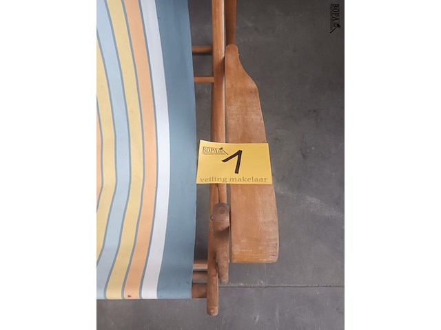 Lot 1 - retro strandstoel - afbeelding 2 van  3