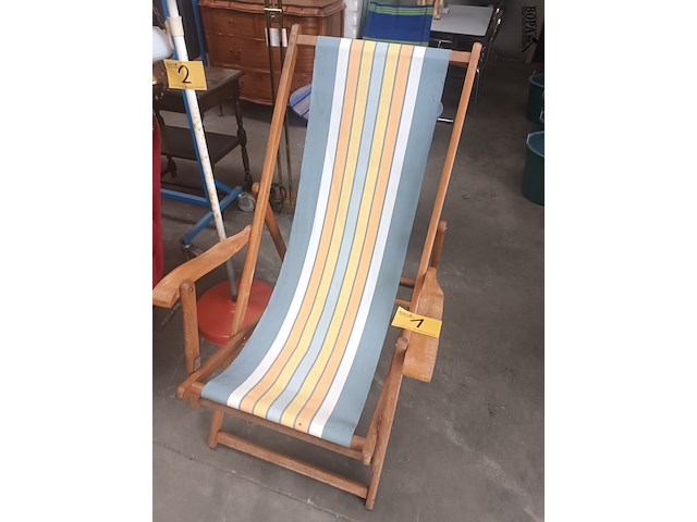 Lot 1 - retro strandstoel - afbeelding 3 van  3
