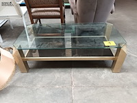 Lot 1 - salontafel belgo chrom