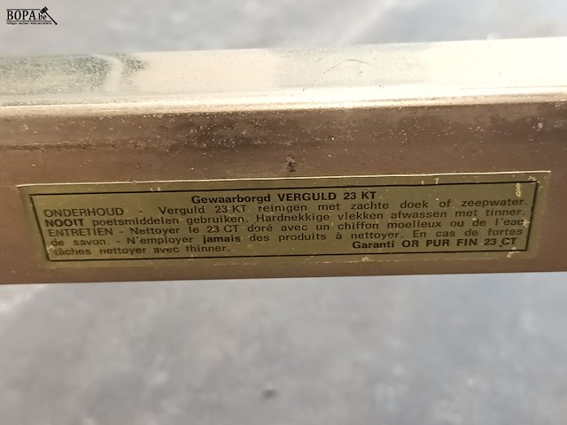 Lot 1 - salontafel belgo chrom - afbeelding 2 van  4