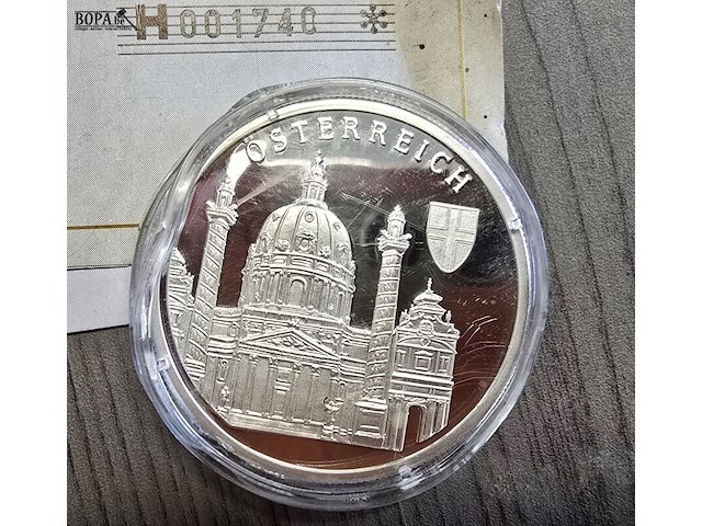 Lot 1 - set zilveren herdenkingsmunten europa 1996 - afbeelding 1 van  9