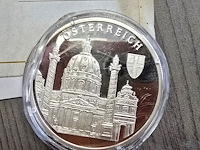 Lot 1 - set zilveren herdenkingsmunten europa 1996