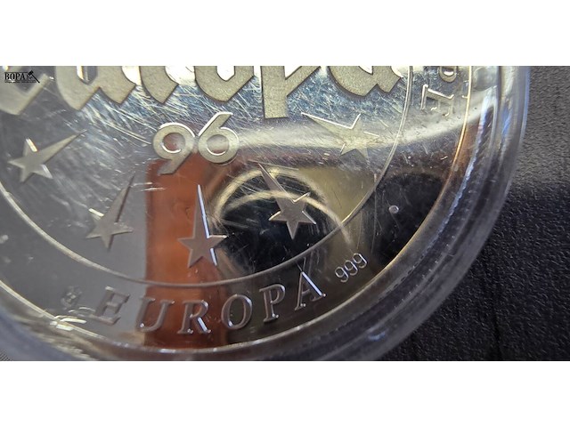 Lot 1 - set zilveren herdenkingsmunten europa 1996 - afbeelding 9 van  9