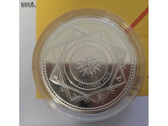 Lot 1 - tokelau vivat humanitas 2020 – 2 x 5 dollars - afbeelding 3 van  3