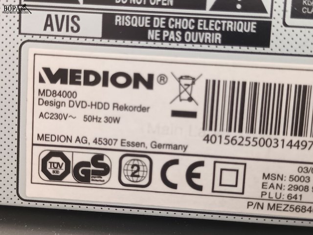 Lot 1 - video recorder en dvd recorders. 3 stuks - afbeelding 6 van  8