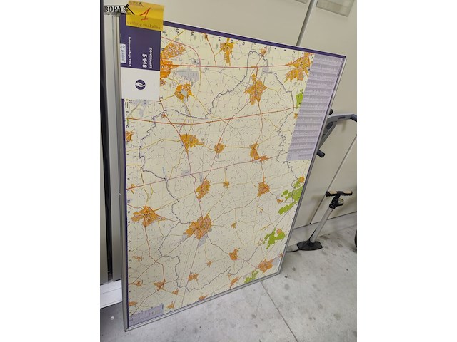 Lot 1 - zonekaart politie tielt - afbeelding 1 van  2