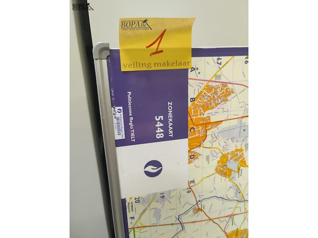 Lot 1 - zonekaart politie tielt - afbeelding 2 van  2