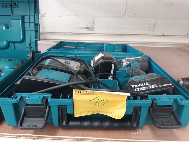 Lot 10 - accu schroefmachine makita - afbeelding 1 van  6