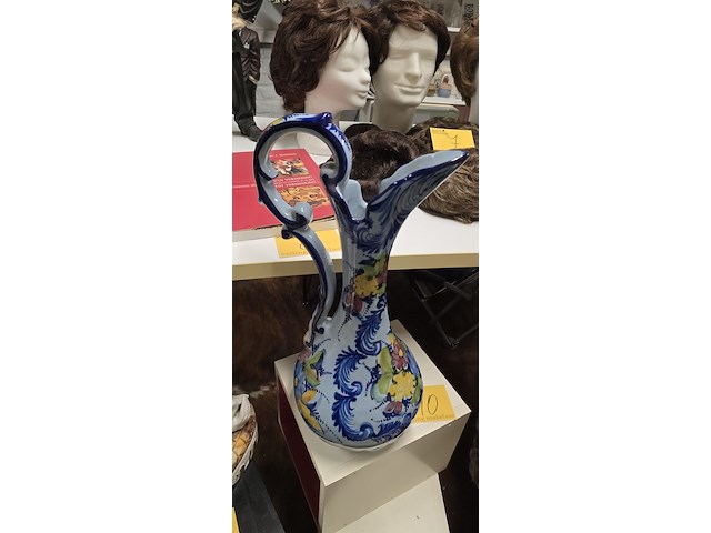 Lot 10 - alcobaça keramische vaas uit portugal - afbeelding 2 van  3