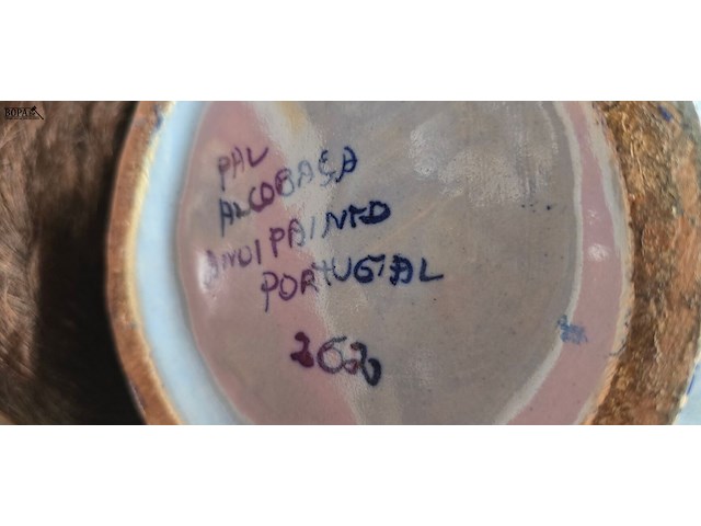 Lot 10 - alcobaça keramische vaas uit portugal - afbeelding 3 van  3