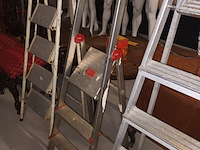 Lot 10 - aluminium trapladder hailo