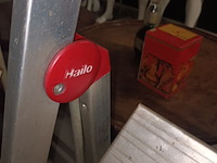 Lot 10 - aluminium trapladder hailo - afbeelding 2 van  2