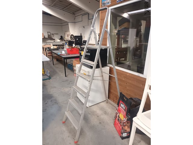 Lot 10 - aluminium trapladder - afbeelding 1 van  2