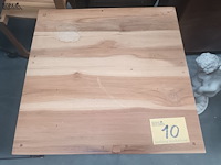 Lot 10 - bijzettafel in massief hout - afbeelding 3 van  3