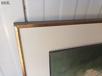 Lot 10 - druk naakte vrouw in kader - afbeelding 4 van  4