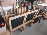 Lot 10 - eetkamerstoel. 6 stuks