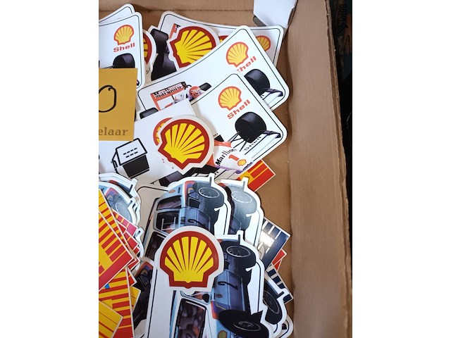 Lot 10 - rally stickers shell. 58 stuks - afbeelding 4 van  5