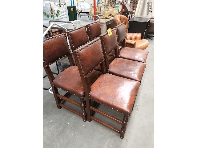 Lot 10 - stoelen. 6 stuks - afbeelding 4 van  4