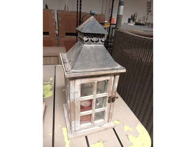 Lot 10 - windlicht. 2 stuks - afbeelding 3 van  4
