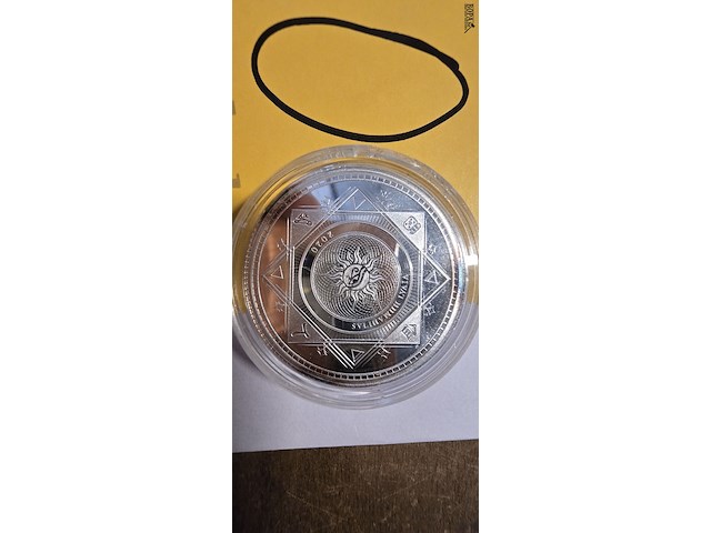 Lot 10 - zilveren 5 dollar munt uit tokelau 2 stuks - afbeelding 3 van  3