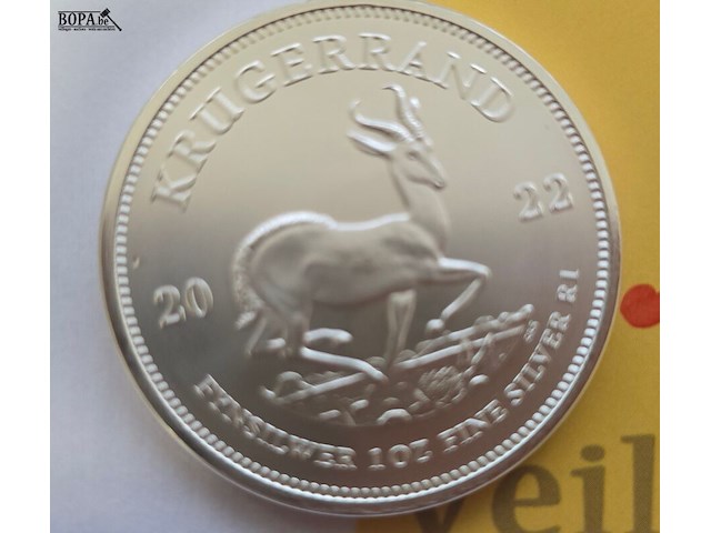 Lot 10 - zuid-afrika krugerrand 2022 – 2 x 1 rand - afbeelding 2 van  3