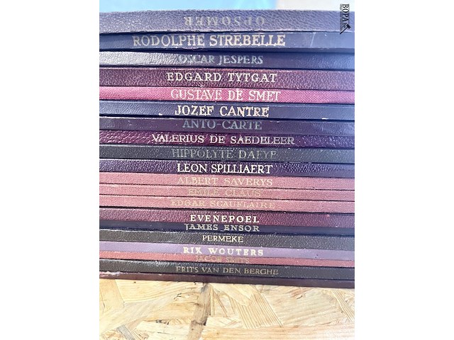 Lot 100 - belgische kunstenaars 20 delige reeks - afbeelding 3 van  3