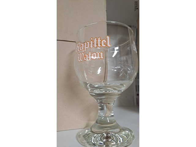 Lot 100 - kapittel watou glazen 12 stuks - afbeelding 1 van  2