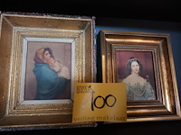 Lot 100 - kleine vintage kaders. 2 stuks - afbeelding 1 van  3