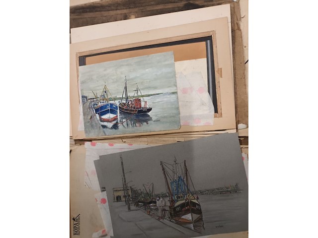 Lot 100 - map met lot tekeningen - afbeelding 3 van  4