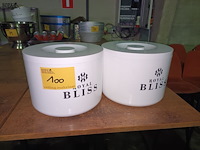 Lot 100 - pvc ijsemmer royal bliss. 2 stuks - afbeelding 1 van  4