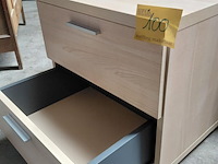 Lot 100 - set van 2 moderne nachttafels - afbeelding 4 van  4