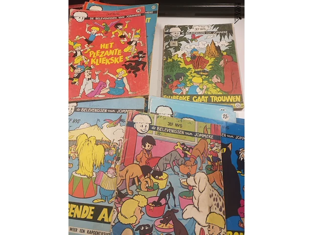 Lot 100 - strips jommeke. 15 stuks - afbeelding 5 van  5