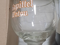 Lot 101 - kapittel watou glazen 12 stuks - afbeelding 1 van  2