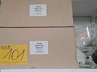 Lot 101 - kapittel watou glazen 12 stuks - afbeelding 2 van  2