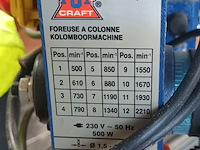 Lot 101 - kolomboormachine op roltafel - afbeelding 5 van  6