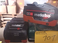 Lot 101 - lader en accu’s metabo - afbeelding 3 van  3